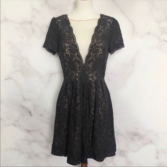 Watters & Watters Dresses & Skirts - Watters & Watters | Gray Lace Bridesmaid Dress